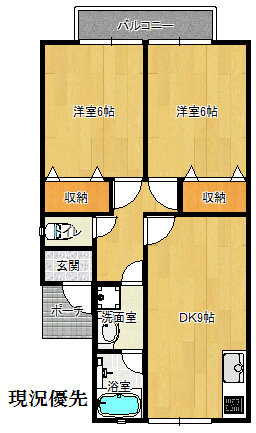 ひまわりハイツＩ　間取